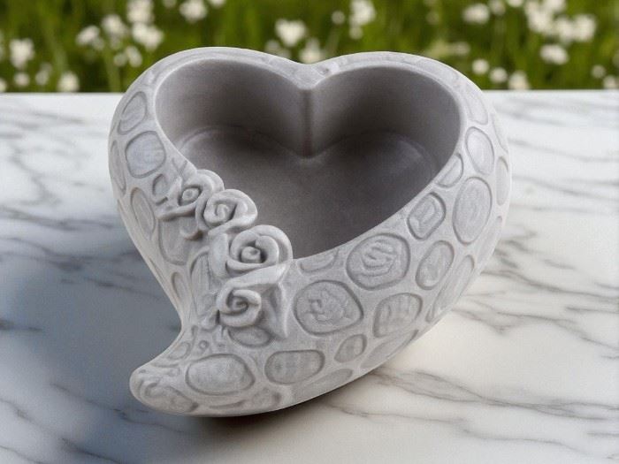 VASO CORAÇÃO 15.5x19x7CM