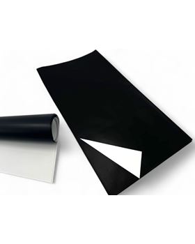 PACK 20 FOLHAS PAPEL PARA FLORES 58*58CM  PRETO/BRANCO