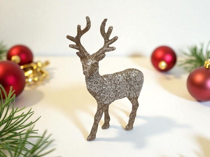 ORNAMENTO NATAL OURO 15X9CM