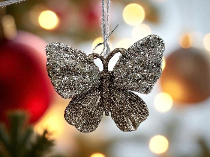 ORNAMENTO NATAL OURO 10.5X10CM