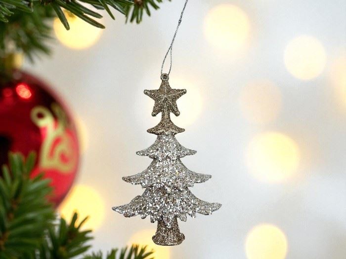 ORNAMENTO NATAL OURO 14X9CM