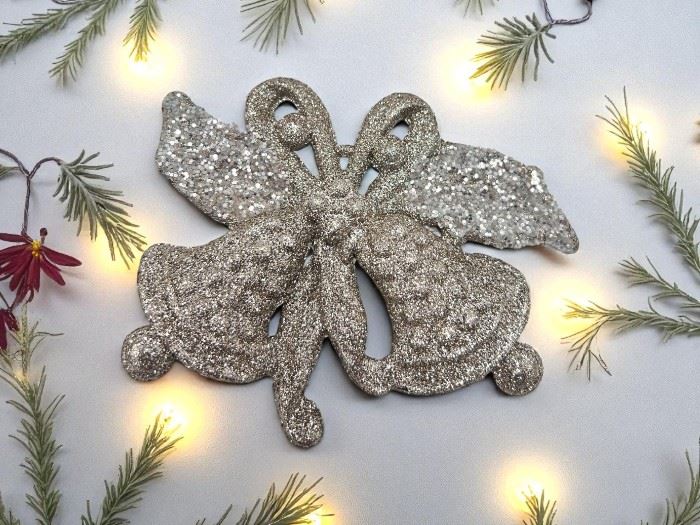 ORNAMENTO NATAL OURO 11X13CM