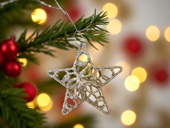 ORNAMENTO NATAL OURO 13CM