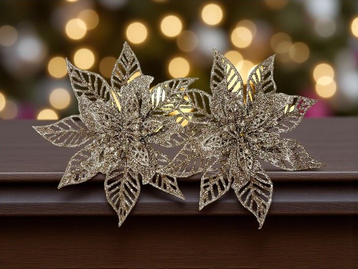 ORNAMENTO NATAL OURO 15CM