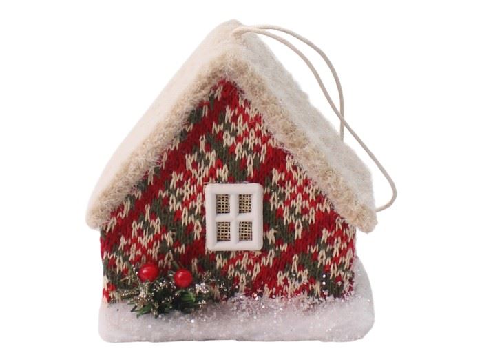CASA NATAL PENDURAR 12X7X12CM