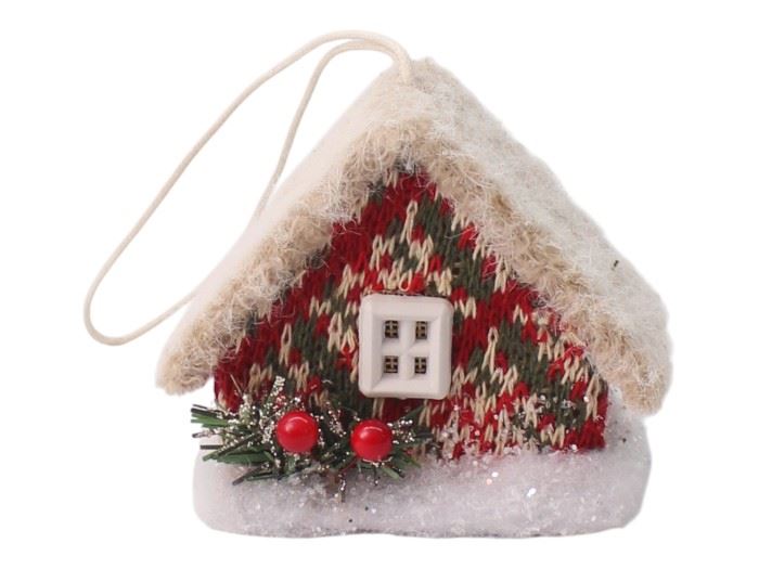 CASA NATAL PENDURAR 9X5X10CM