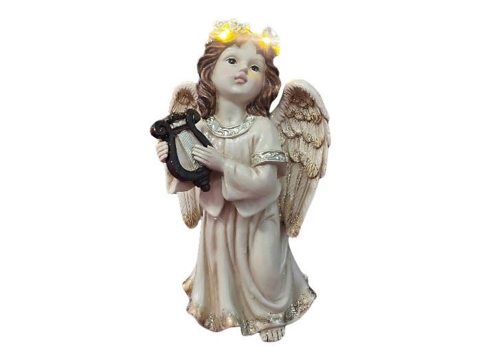 ANJO C/INSTRUMENTO C/LUZ 20X9,5X11CM