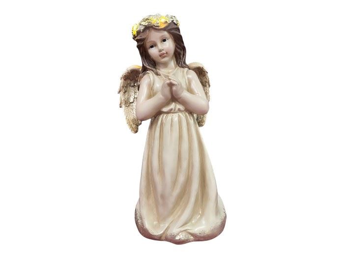 ANJO COM LUZ REZAR 39X16.5X20,5CM