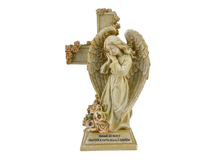 ANJO COM LUZ COM DIZERES 23X7,5X14CM