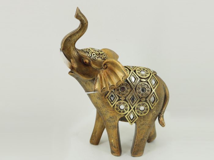 ELEFANTE OURO 12X6X16,5CM