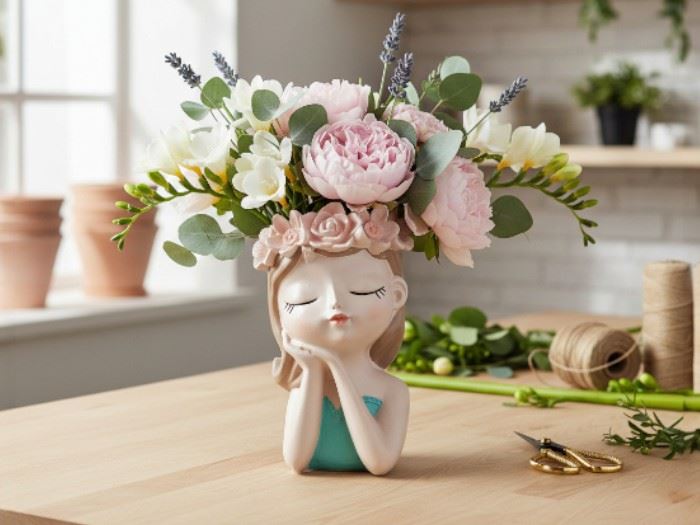 VASO MENINA 8X7X11cm