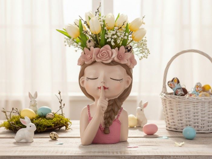 VASO MENINA 18X16X26,5cm