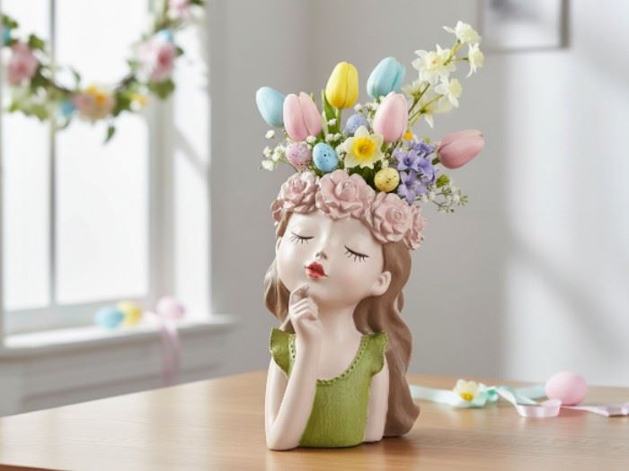 VASO MENINA 18X15X26cm