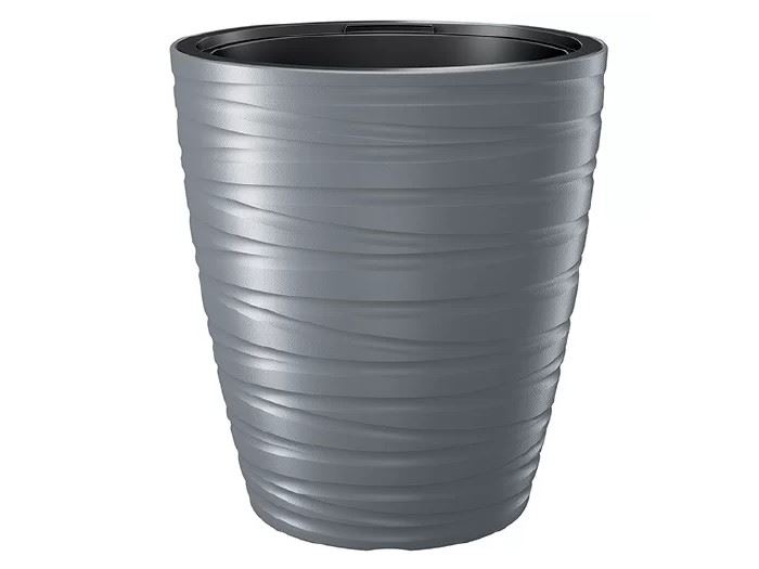 VASO P/ FLOR MAZE CINZA 47.5X47.5X52.3CM