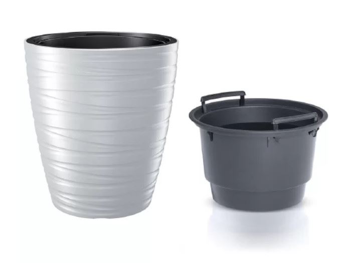 VASO P/ FLOR MAZE BRANCO 47.5X47.5X52.3CM