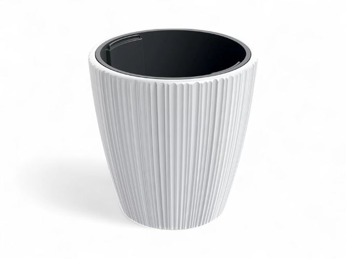 VASO  ORO  BRANCO 23,9x23,9x24CM