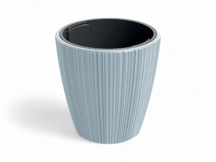VASO  ORO CINZA CLARO  29,9x29,9x30CM