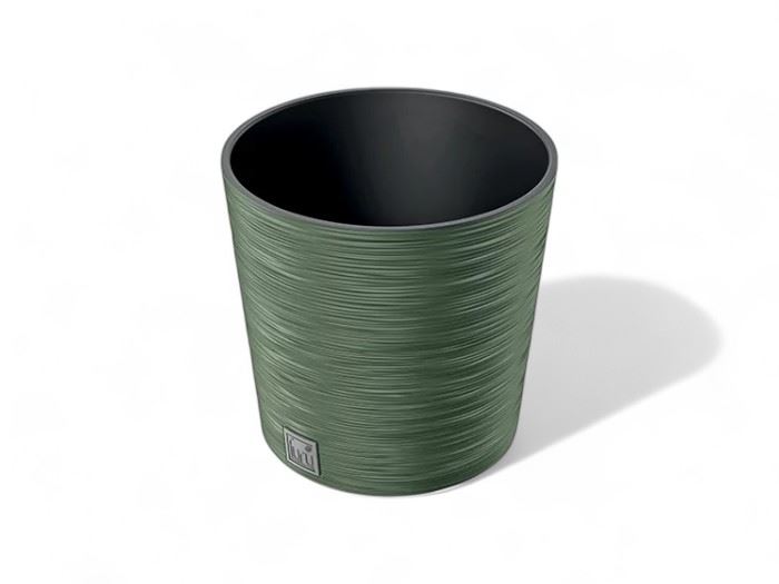 VASO  FURU RED. VERDE TERRA 24x24x23,5CM
