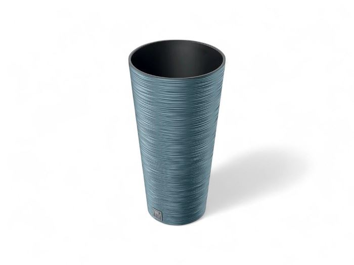 VASO  FURU SLIM AZUL ESCANDINAV.  TERRA  25x25x48CM
