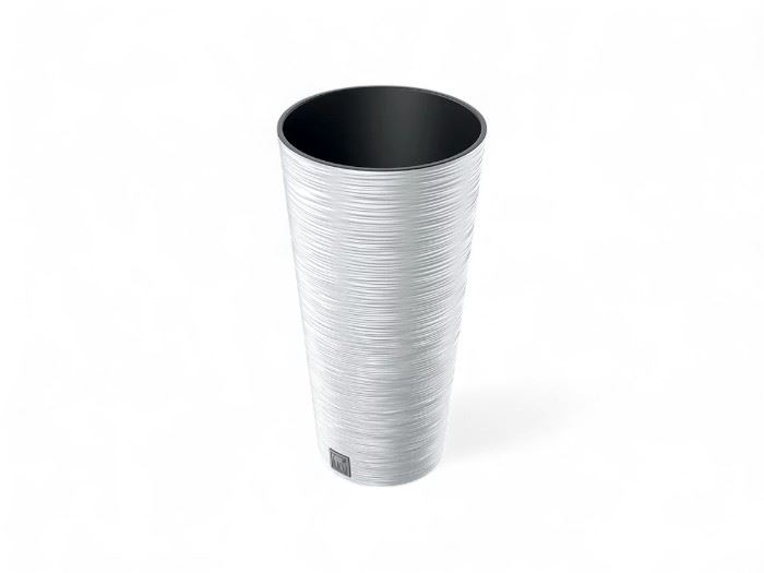 VASO  FURU SLIM BRANCO 25x25x48CM