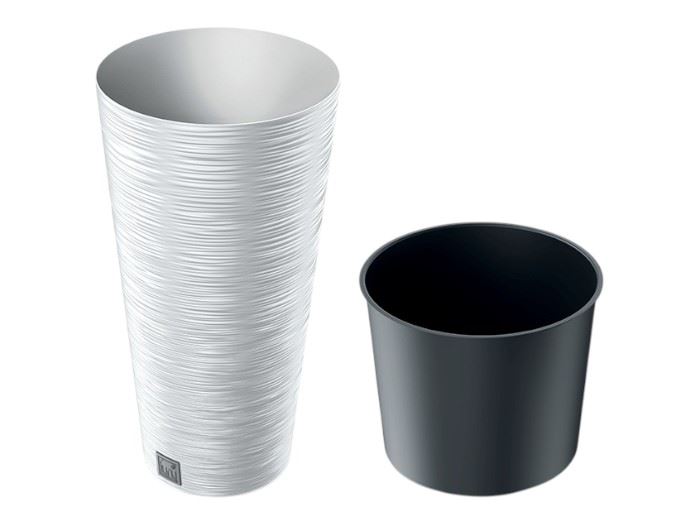 VASO  FURU SLIM BRANCO 30x30x57,5CM
