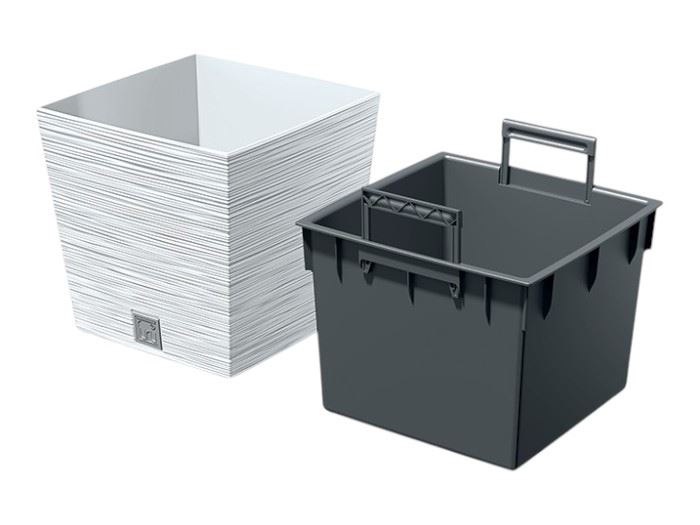 VASO  FURU QUAD LOW. BRANCO 29,5x29,5x29CM