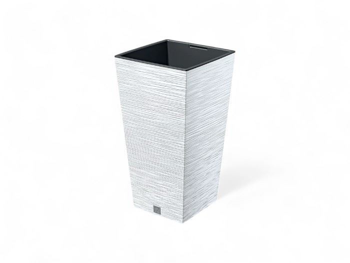 VASO  FURU QUAD BRANCO 20x20x38CM