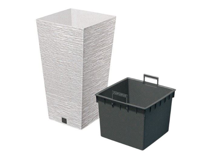 Vaso Furu Square branco | C295mm L295mm H550mm 35L