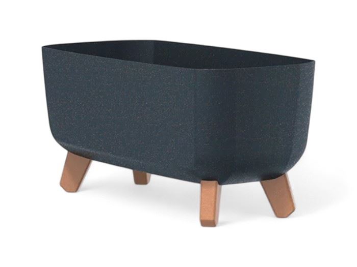 VASO  GRACIA CASE ECO WOOD ANTHRACITE  39x19,5x18,7CM