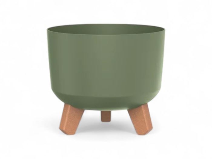 VASO  GRACIA VERDE TERRA  20x20x17,4CM