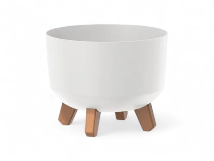 VASO  GRACIA WHITE 23,8x23,8x18,7CM