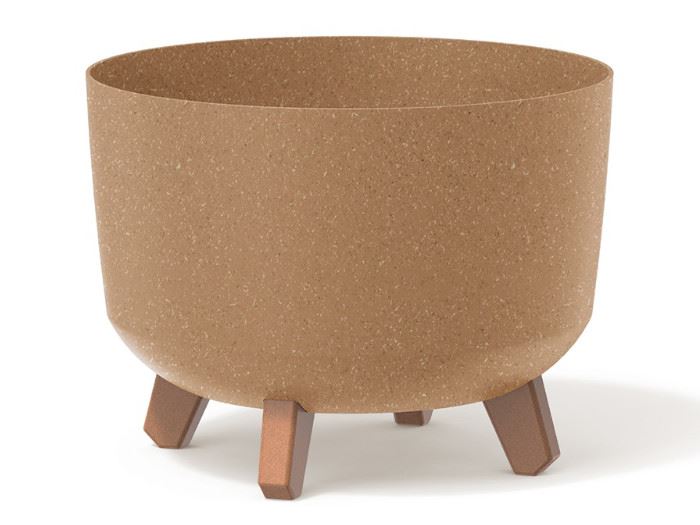 VASO P FLOR GRACIA  ECO WOOD STANDARD - ECO NATURO 23.8X23.8X18.7CM