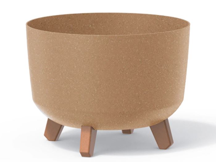 VASO P FLOR GRACIA  ECO WOOD STANDARD - ECO NATURO 29X29X23CM