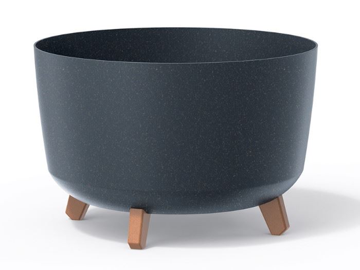 VASO P FLOR GRACIA  ECO WOOD STANDARD - ECO ANTRACITE  39X39X25.7CM