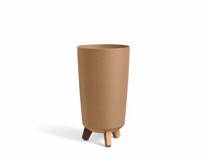 VASO  GRACIA TUBUS  SLIM ECO WOOD NATURO 19,5x19,5x36,5CM