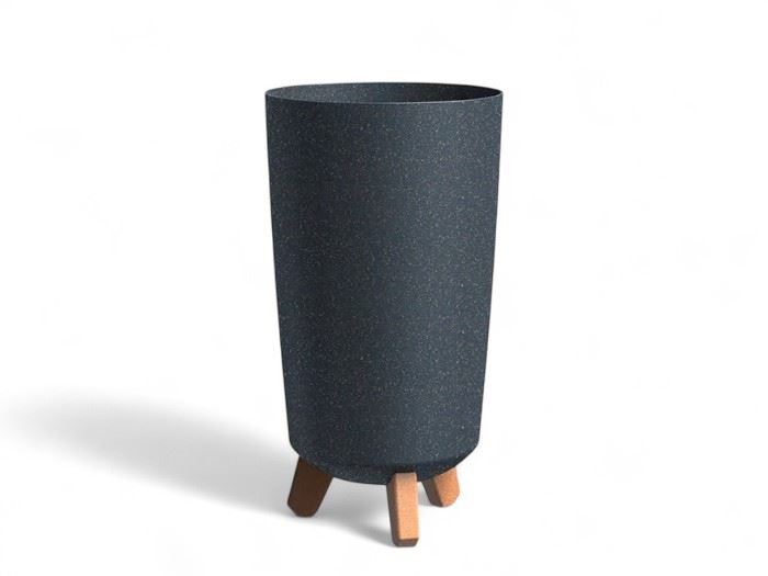 VASO  GRACIA TUBUS  SLIM ANTHRACITE 23,9x23,9X44,5CM