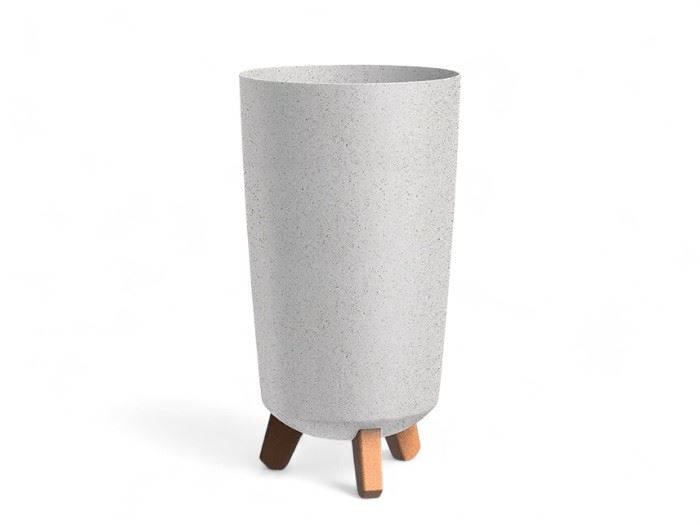 VASO GRACIA TUBUS SLIM BRANCO 23,9x23,9X44,5CM