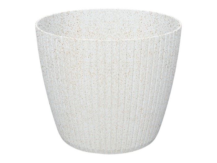 VASO LAMIA RED. ECO WOOD BRANCO 17,8X17,8X14,9CM