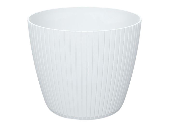 VASO LAMIA RED.   BRANCO  29,5X29,5X26CM