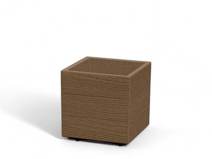 VASO  MADERA ECO NATURO 28,8x28,8x29CM