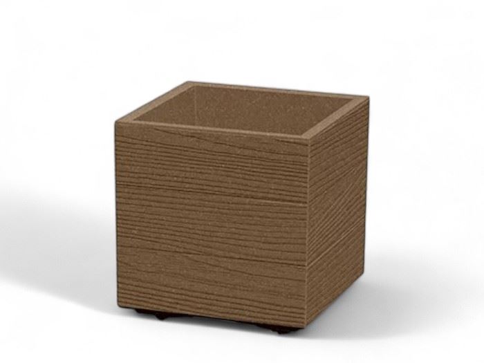VASO  MADERA ECO NATURO 38,5x38,5x37CM