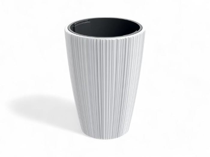VASO  ORO  BRANCO 39x39x55CM