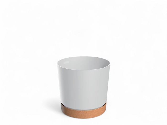 VASO TUBO PM BRANCO 12,8x12,8x12,8CM