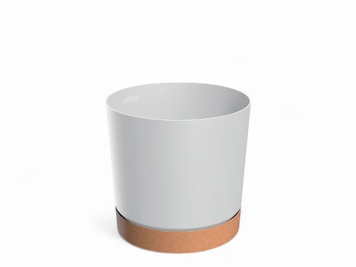 VASO TUBO PM BRANCO 19,9x19,9x19,6CM