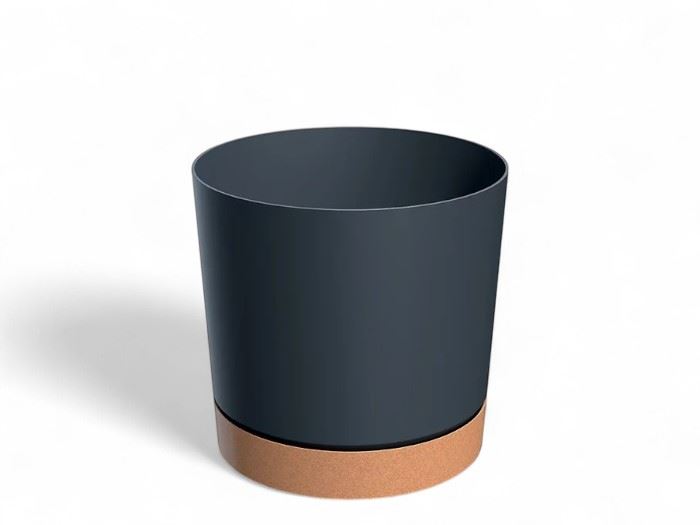 VASO TUBO PM anthracite 19,9x19,9x19,6CM