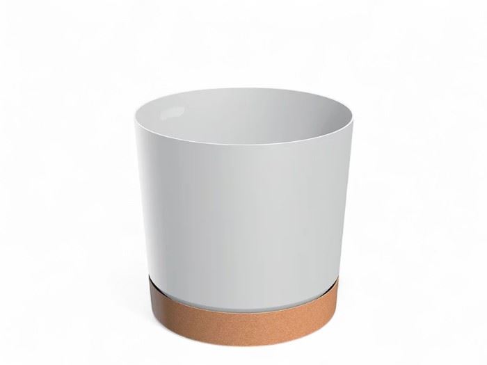 VASO TUBO PM BRANCO 19,9x19,9x19,6CM