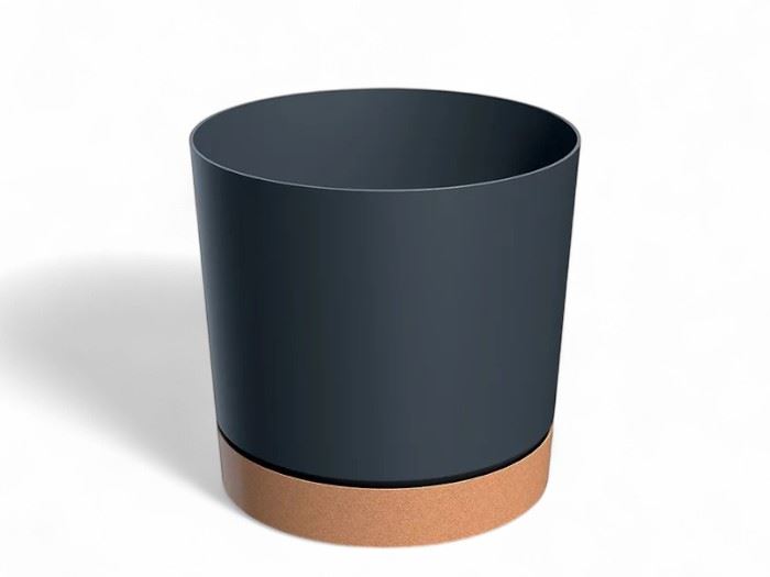 VASO TUBO PM ANTHRACITE 23,9x23,9x23,1CM