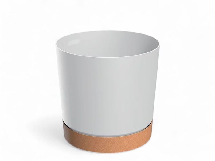 VASO TUBO PM BRANCO 23,9x23,9x23,1CM