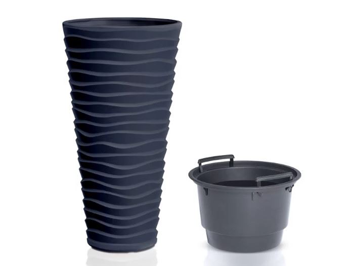 POTE DE FLOR SAND SLIM-ANTRACITE 34.6X34.6X61.9CM