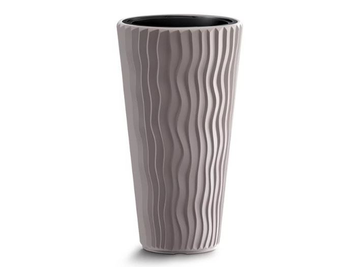 POTE DE FLOR SAND SLIM-MOCCA 29.7X29.7X53.1CM
